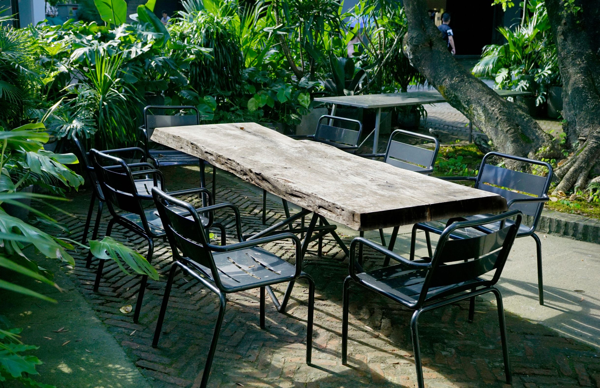 mesas para jardin